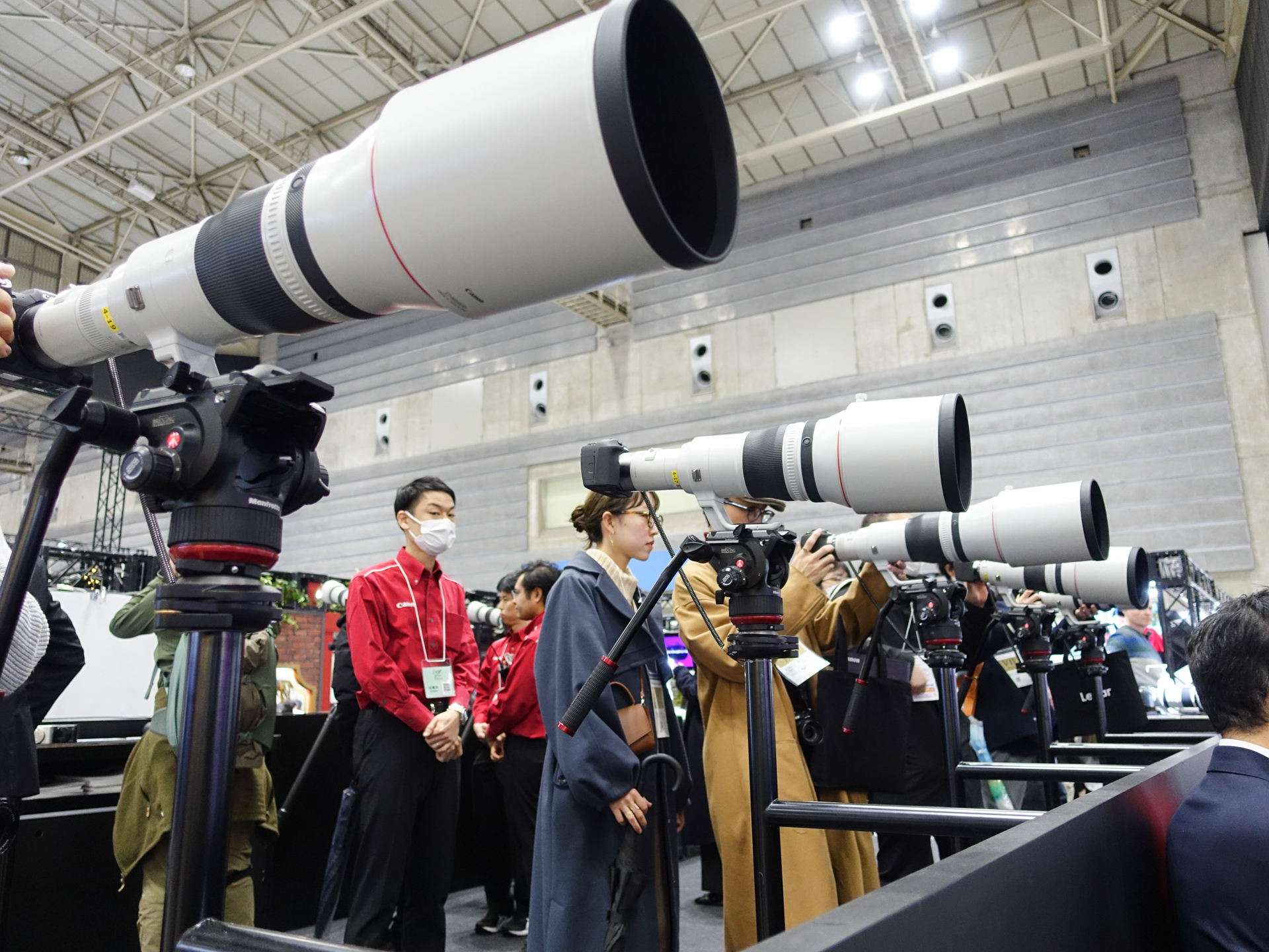 超望遠レンズ体験コーナー