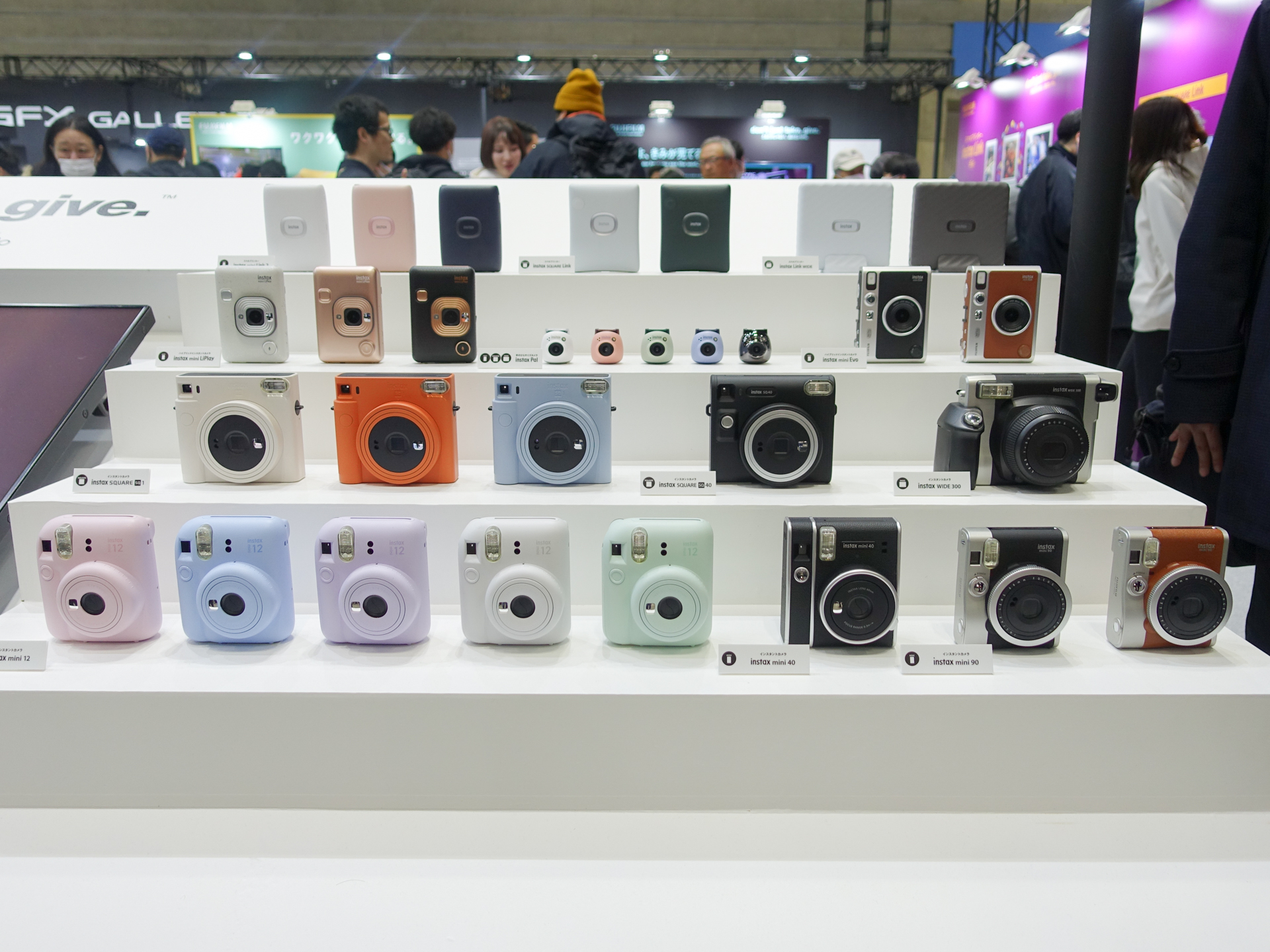 INSTAX“チェキ”もブースを彩る