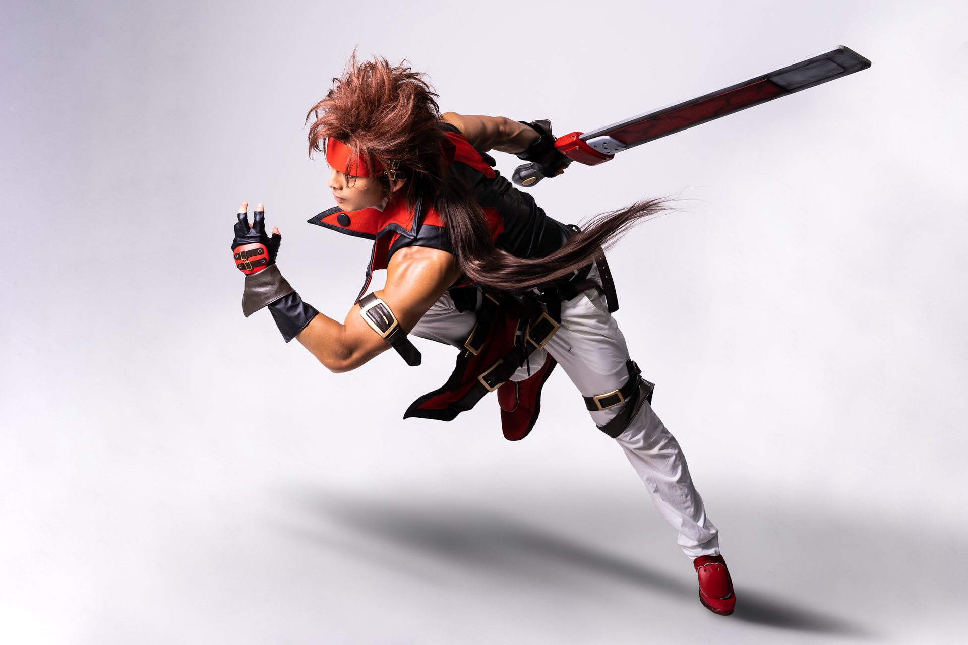 撮影：井田達也<br>© ARC SYSTEM WORKS<br>「GUILTY GEAR」<br>ソル＝バッドガイ ken