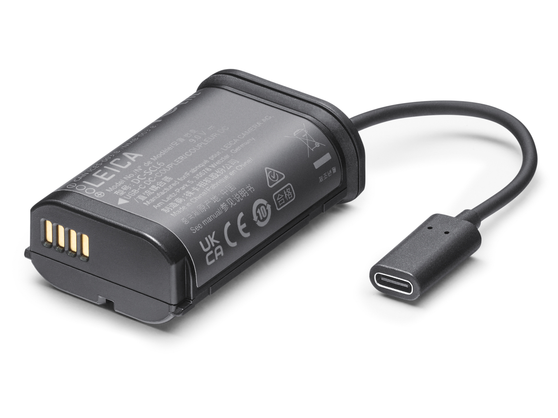 別売のDCカプラー「DC-SCL6」