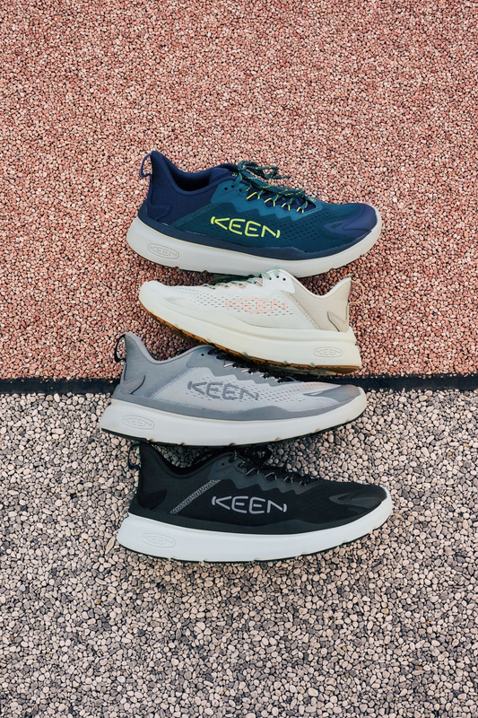 KEEN、“転がるような歩み”をサポートするカーブ形状の KEEN、“転がるような歩み”をサポートするカーブ形状の