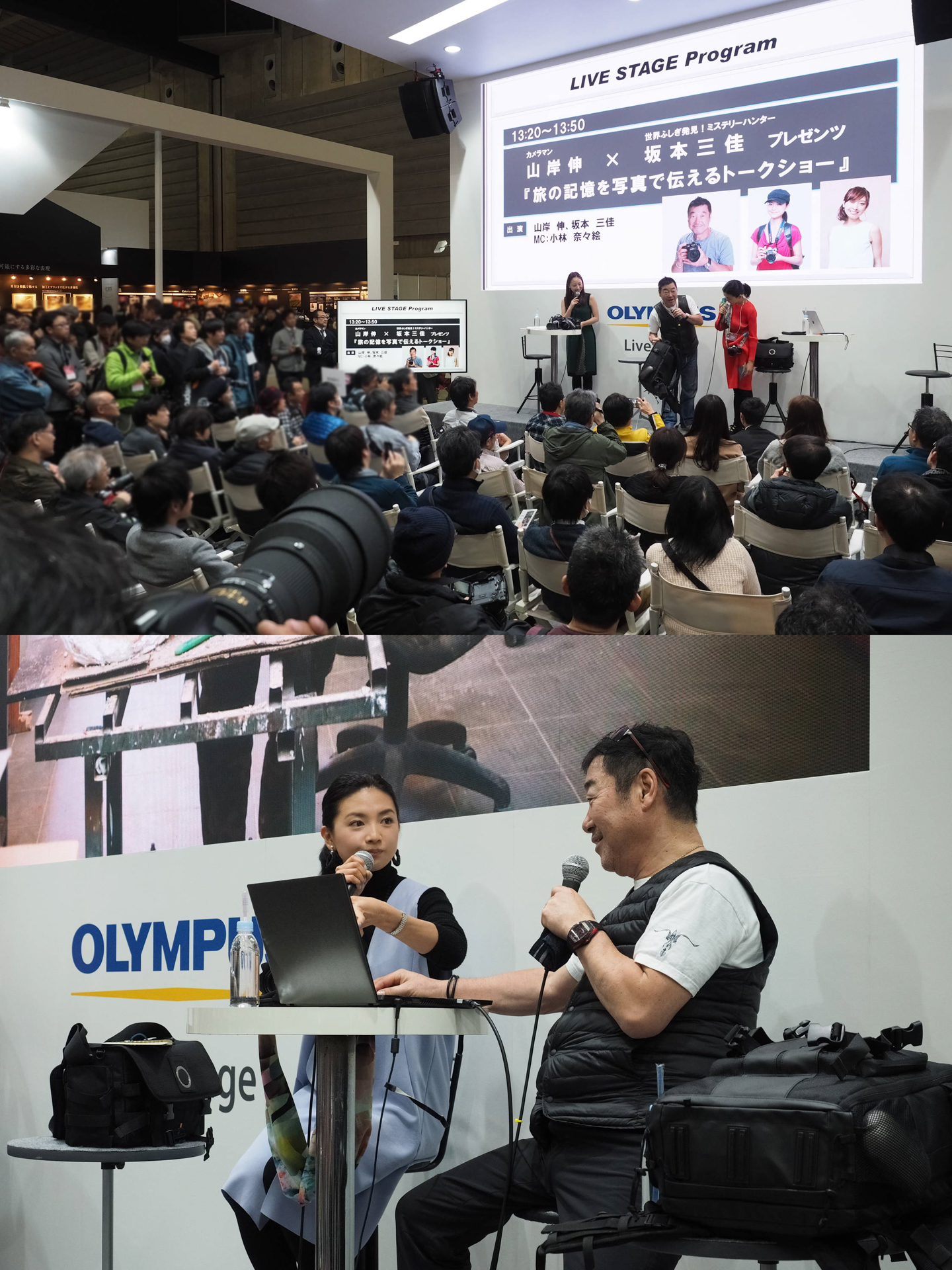 CP＋2017 オリンパスブースにて