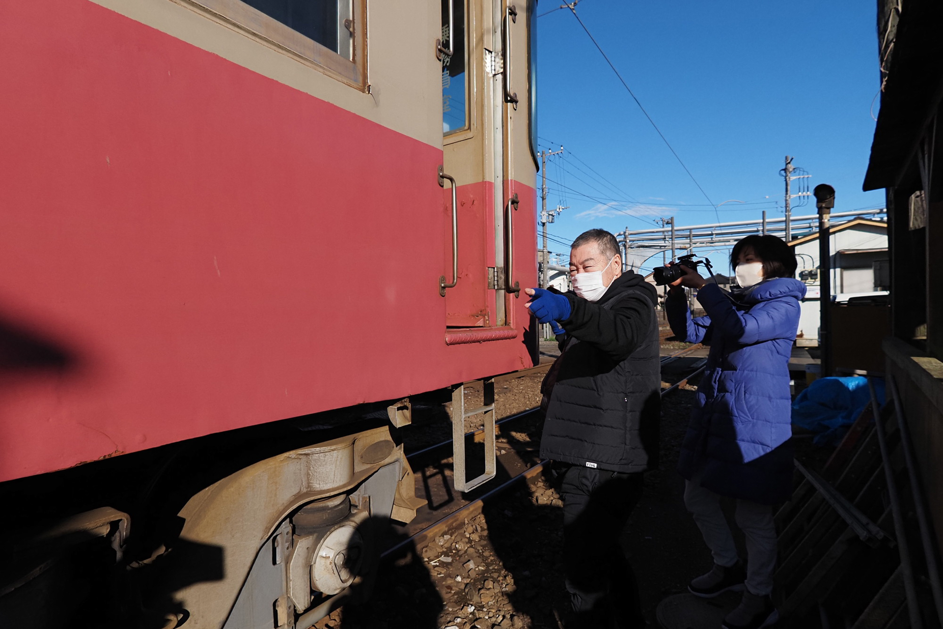 2021年12月末 銚子電鉄にて