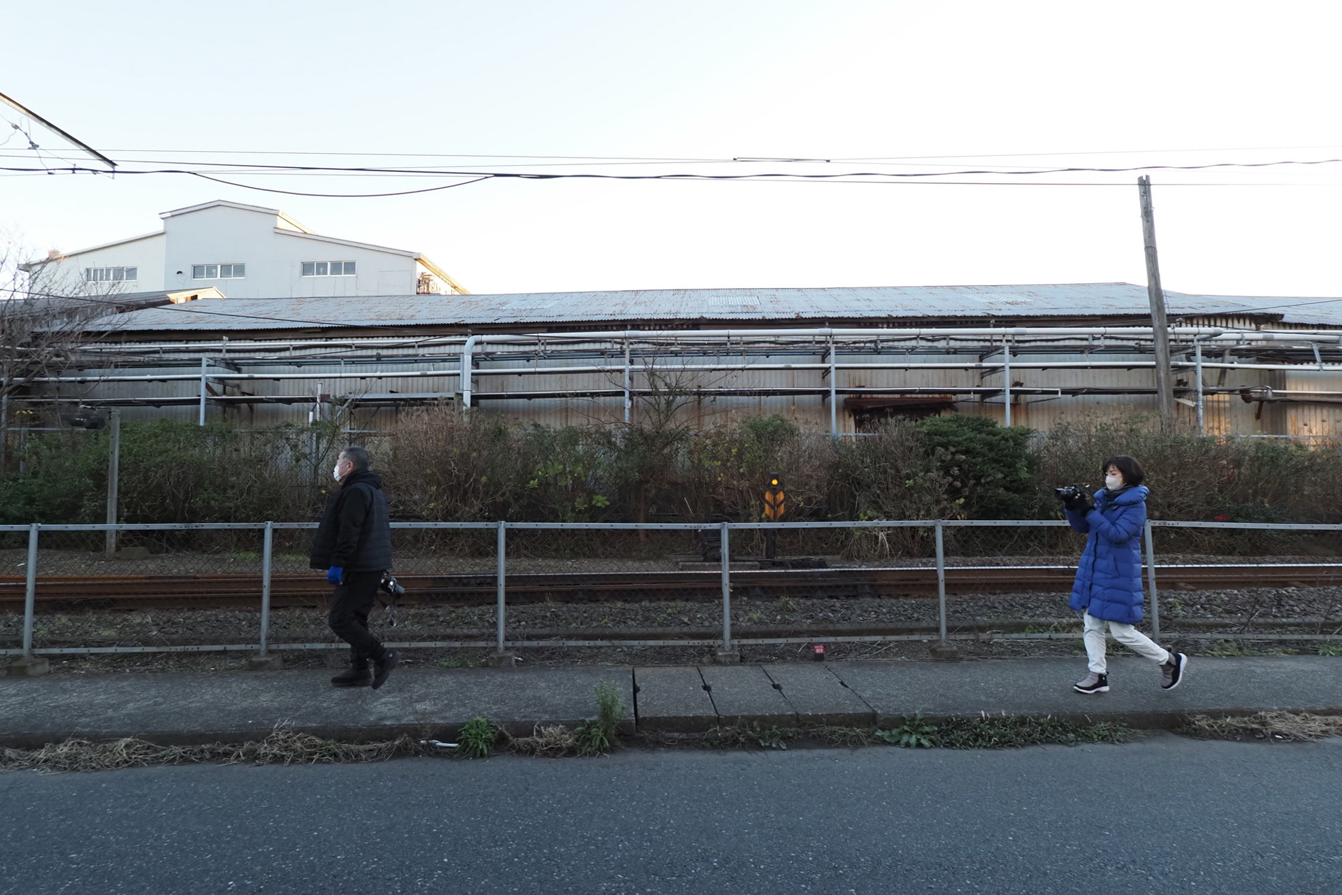 2021年12月末 銚子電鉄にて