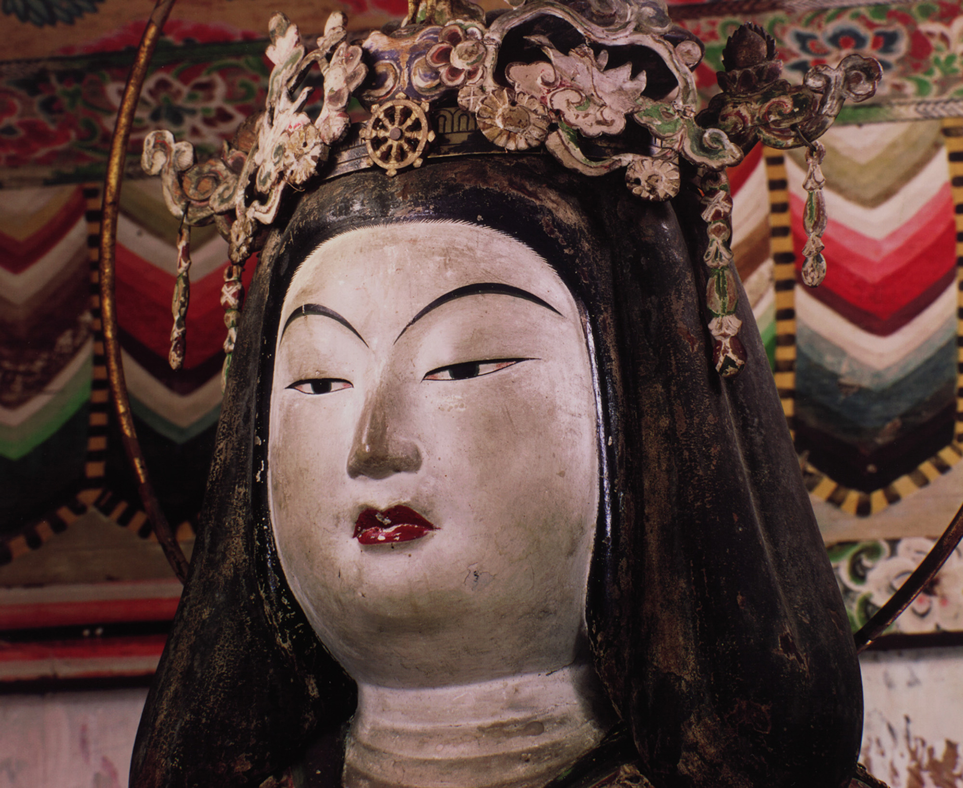 浄瑠璃寺金堂吉祥天立像面相（1965年）