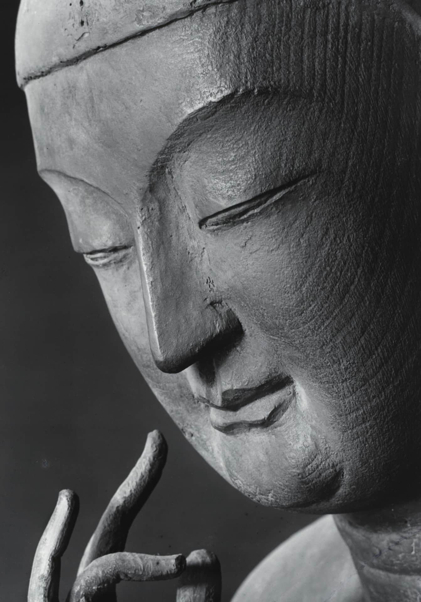 広隆寺弥勒菩薩半跏像面相（1939年）