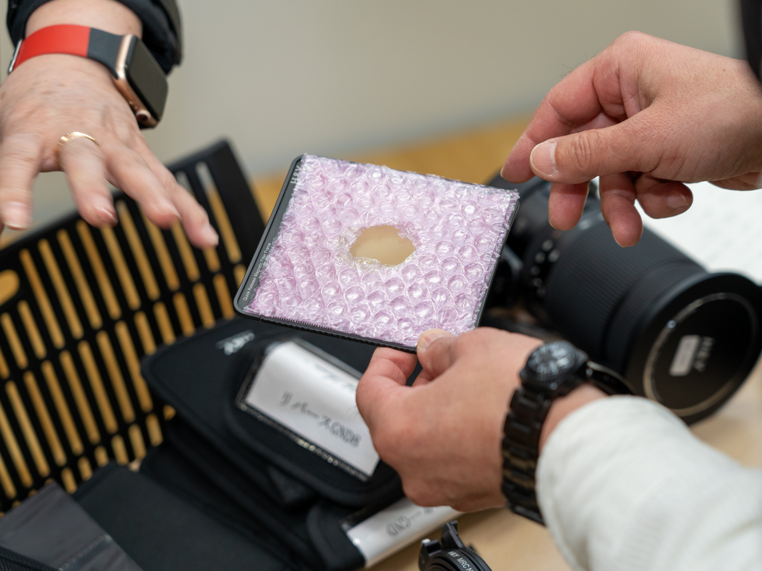 安念余志子氏がセミナーで披露した自作ビネッター