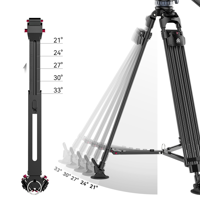 Ulanzi、耐荷重10kgのフルード雲台付きビデオ向け三脚 - デジカメ Watch
