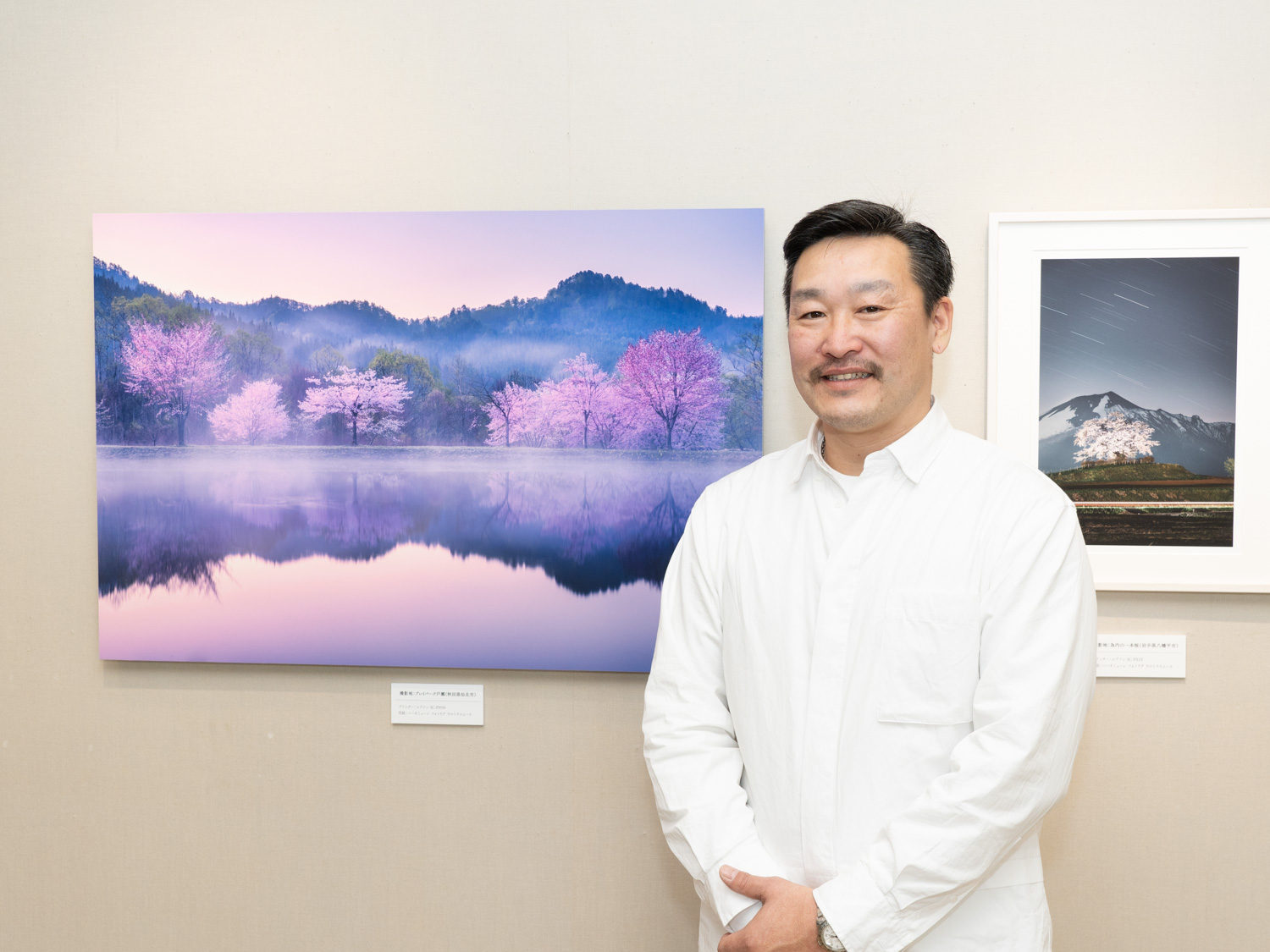 本間昭文氏。インプレス桜フォト祭り2024の会場で