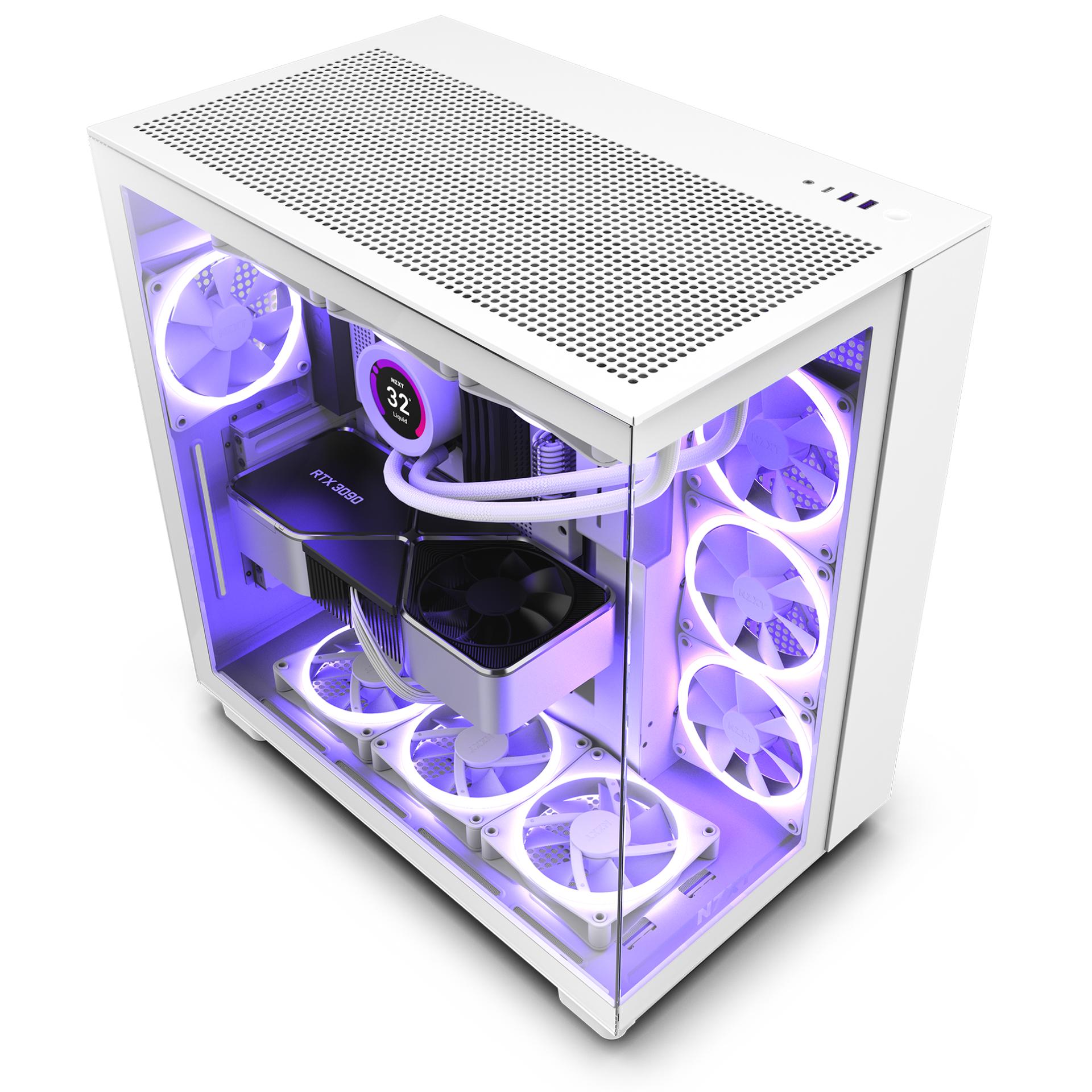 インテリア的なニーズで白いPCケースも人気がある（画像は<a href="https://timely.ne.jp/nzxt/h9-flow/" class="n" target="_blank">NZXTの「H9 Flow」</a>）