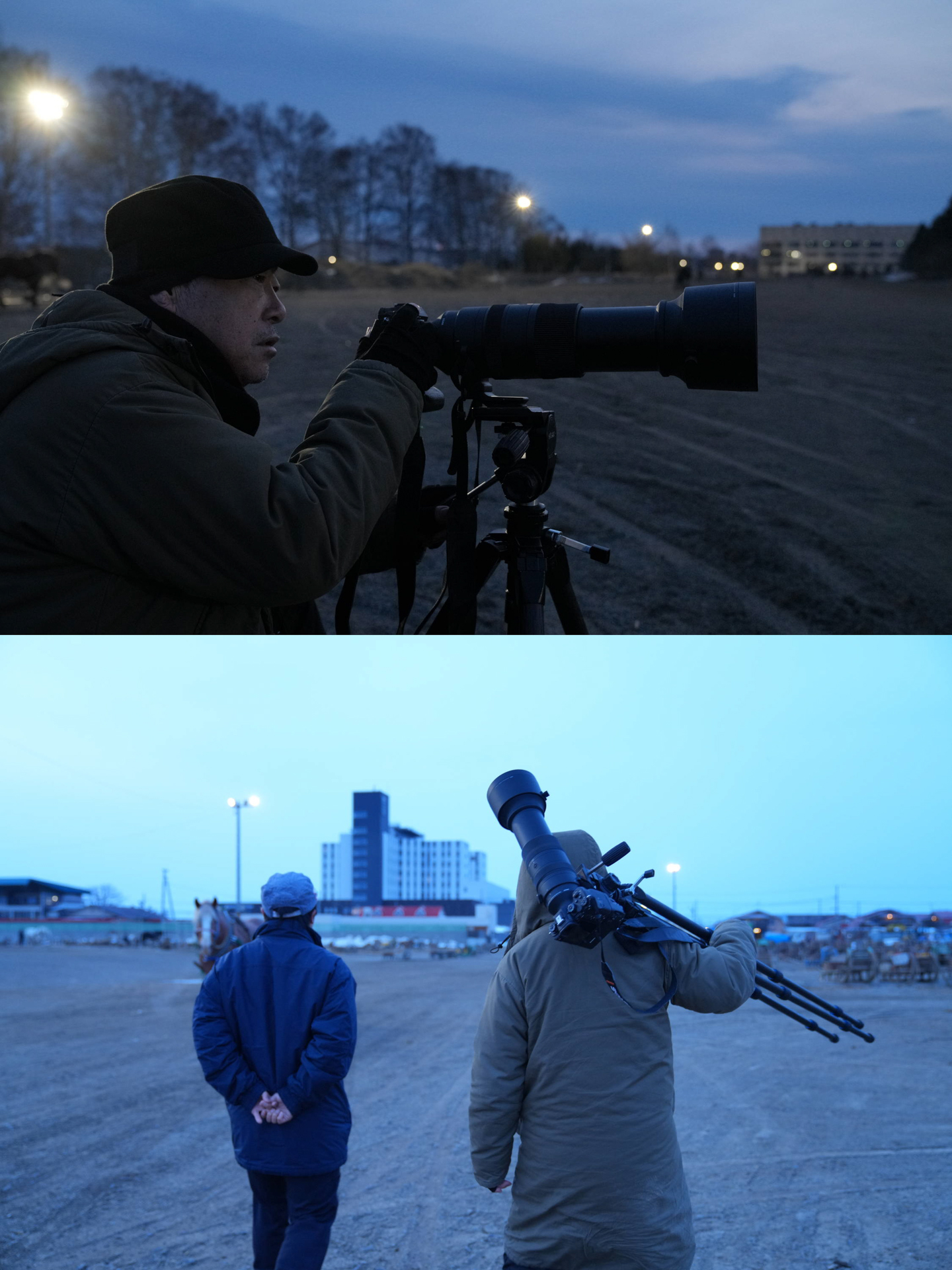 早朝のばんえい競馬場にて、ソニーα1にシグマの60-600mm F4.5-6.3 DG DN OS｜Sportsが相棒