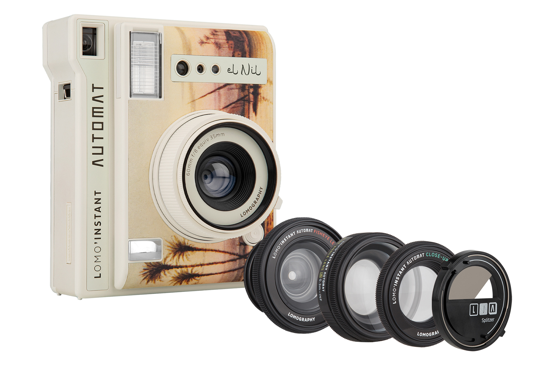 Lomo’Instant Automat el Nil　本体とアタッチメントレンズ