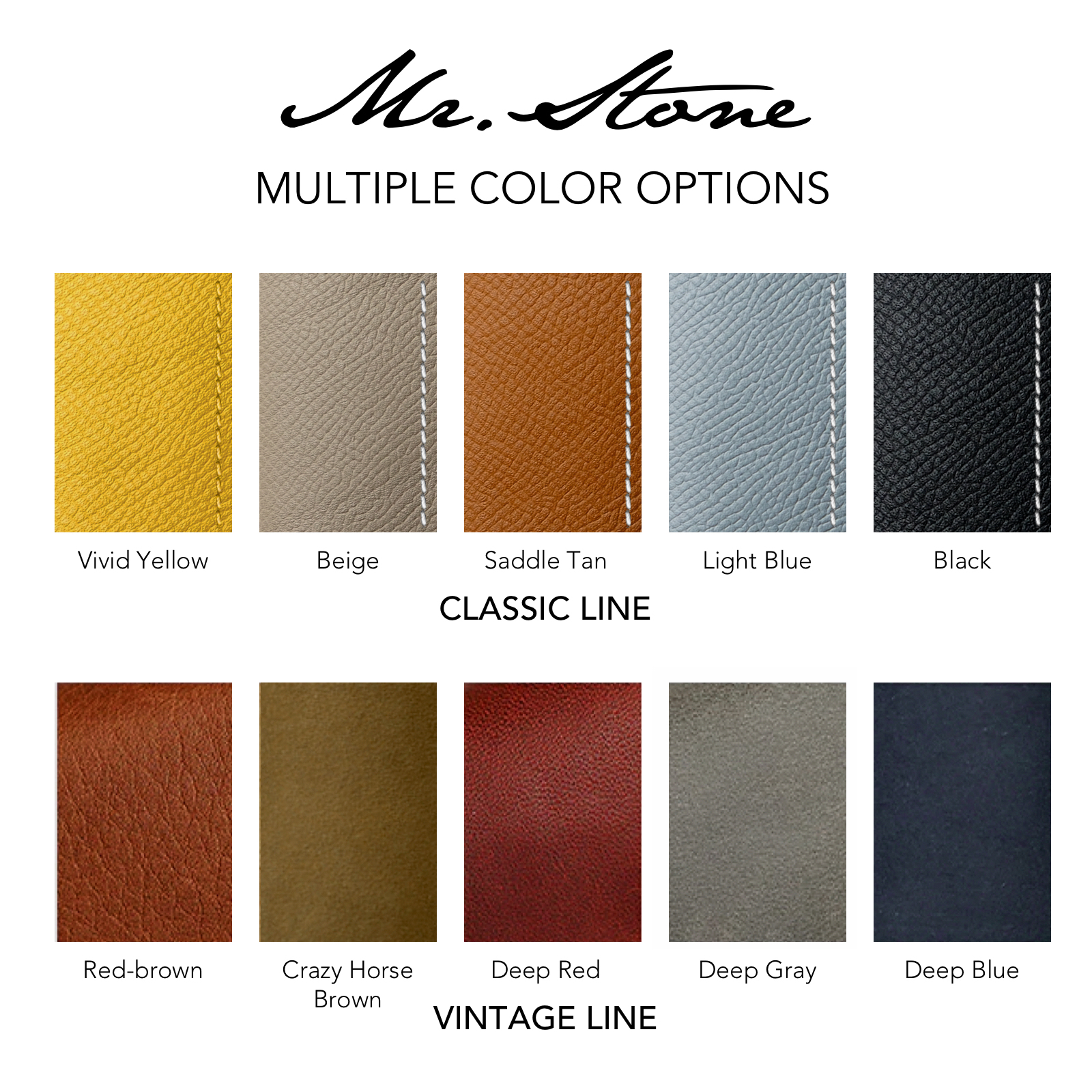 カラーバリエーション　11色・計12種類をラインアップ