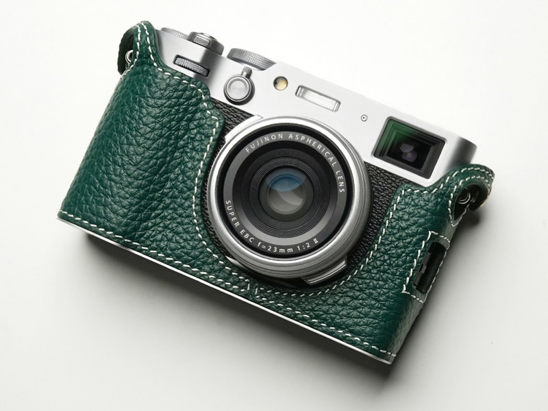 FUJIFILM X100VI用の本革カメラケース 異なる質感・色で計12種類を