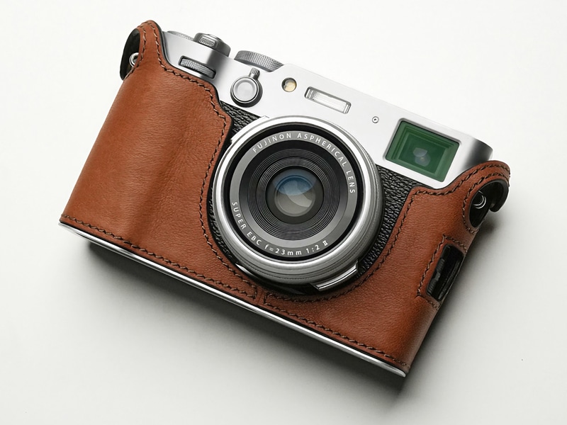 カメラ GT-E フィルムカメラ レザーケース付き