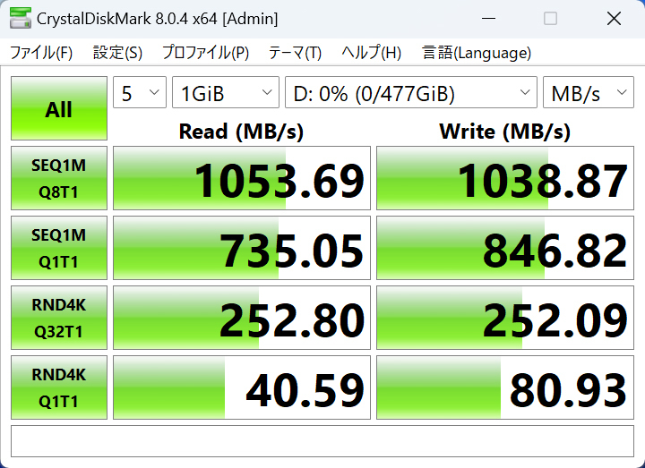 1GiB（CFexpress 2.0 Type B GOLD）