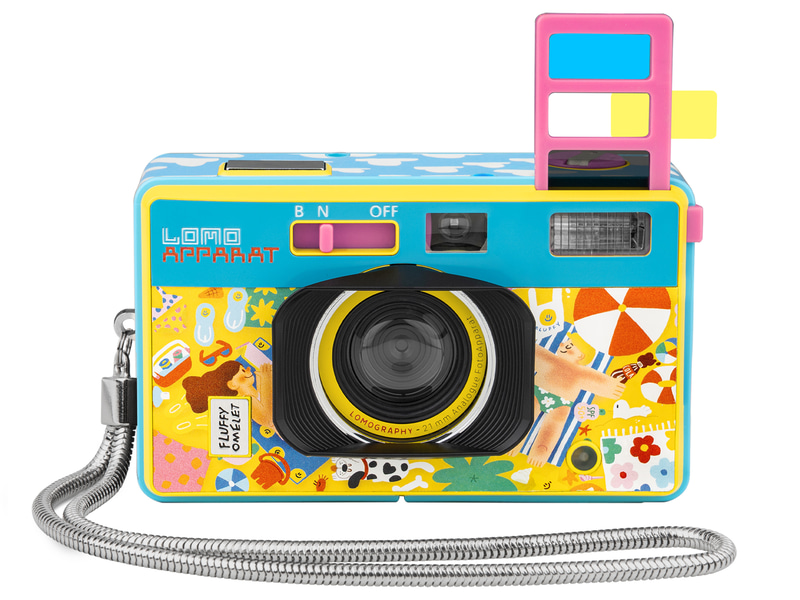 35mmフィルムカメラ「LomoAppart」に“夏の色彩”を纏ったカラフル