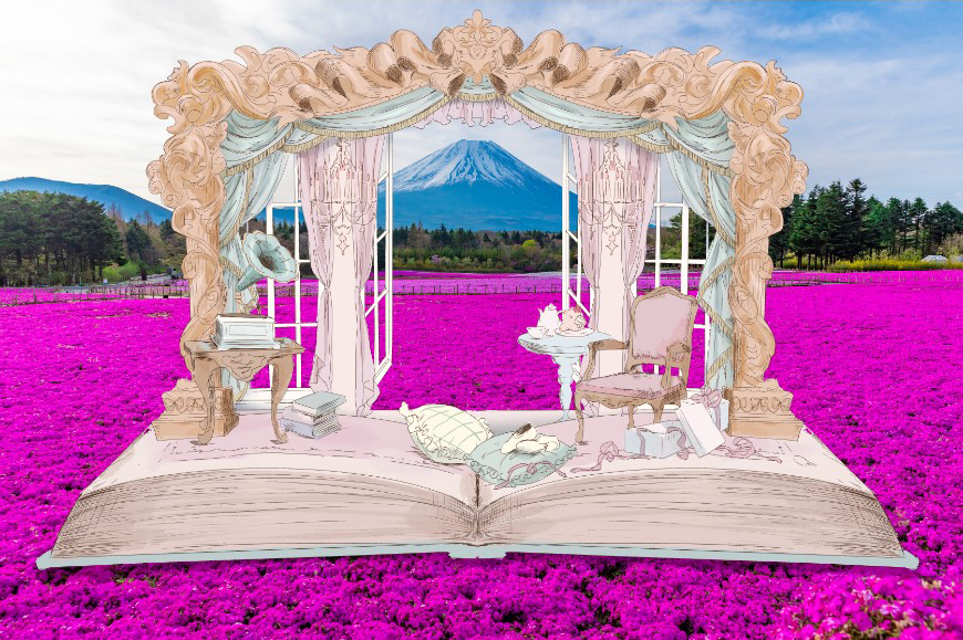 飛び出す絵本の世界（イメージ）