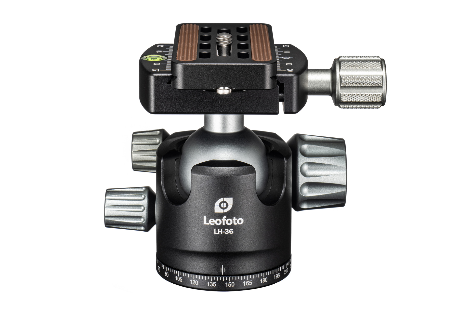 LH-36は小型・軽量ながら機能性が高い自由雲台。保持力も高いので、重めのカメラやレンズを搭載しても安定する