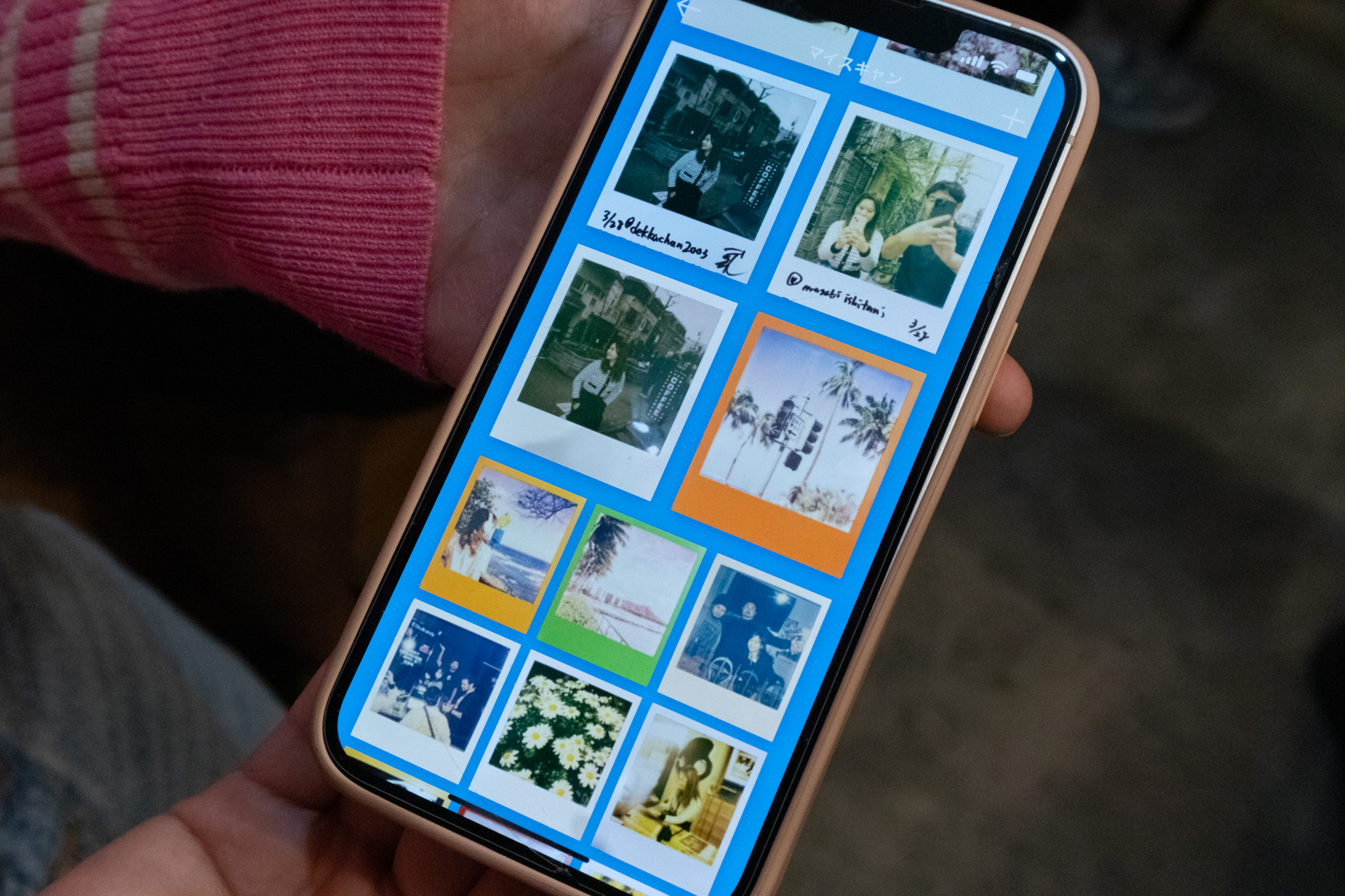 アプリにはアルバム機能もある