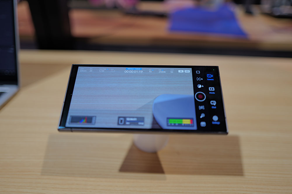 Samsung「Galaxy」に搭載された「Blackmagic Camera App」。ついにAndroid対応！