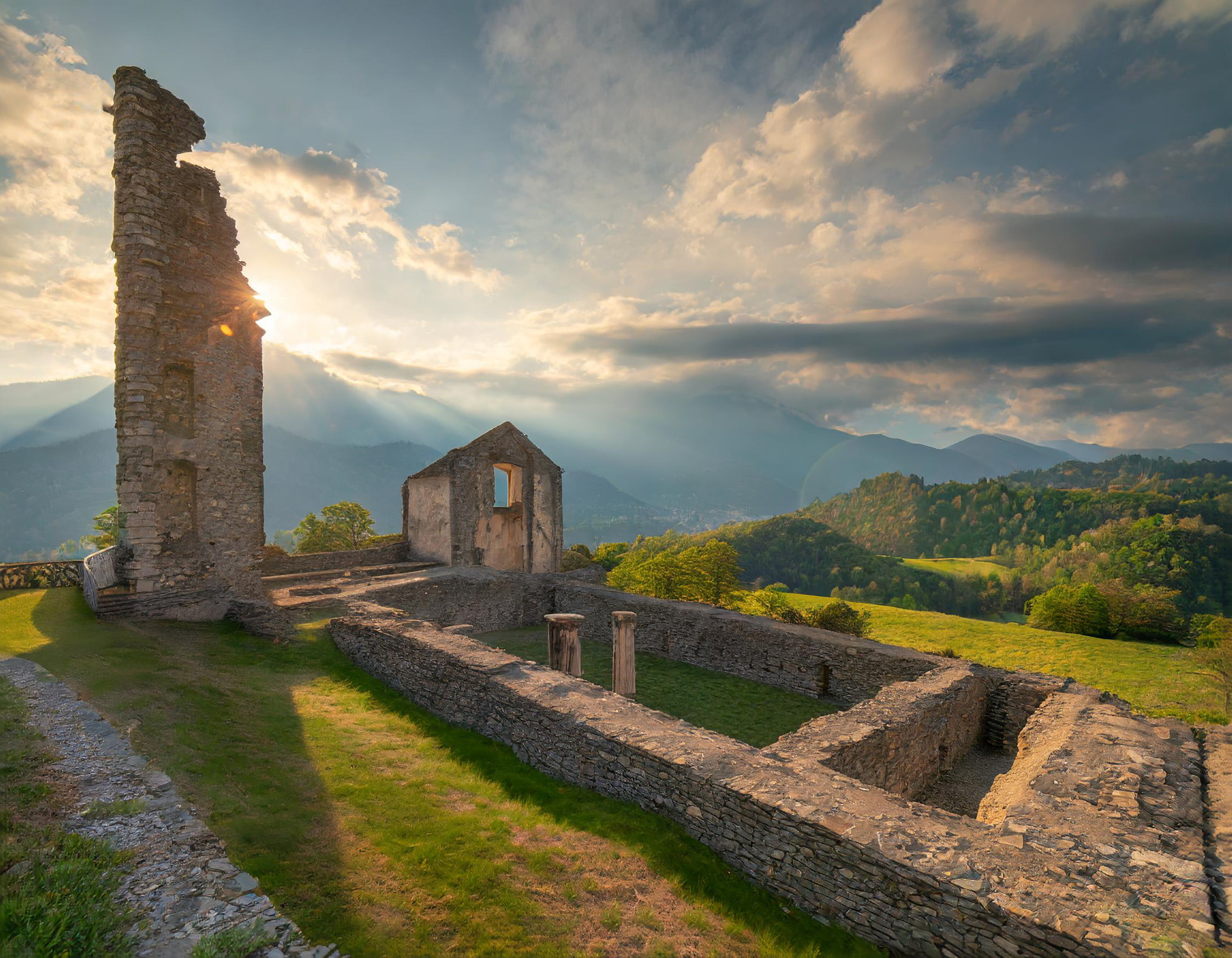 Fireflyが生成した「イタリアの遺跡」