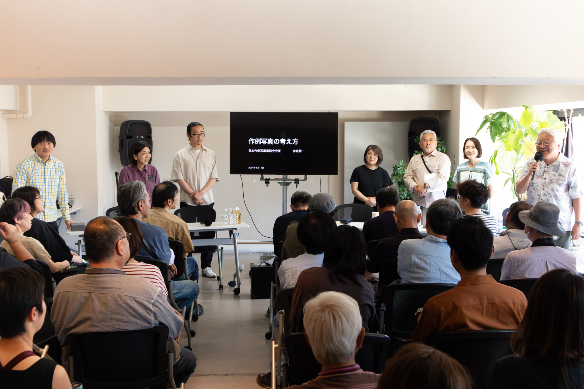 銀一スタジオショップで行われたトークショーの様子