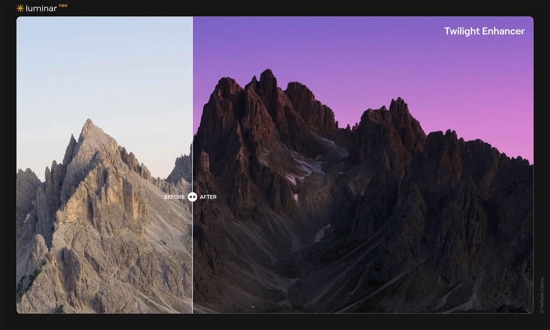 夕暮れや夜明けを再現する「トワイライトエンハンサー」 © 2010 - 2024 Skylum®