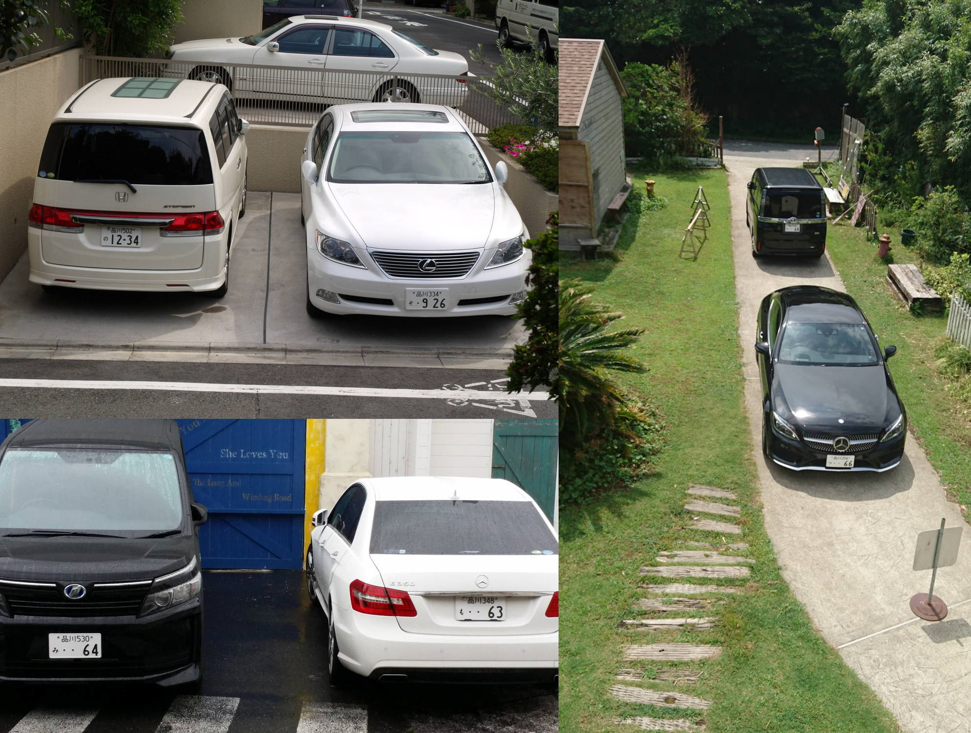 ロケ先で並ぶ2台の姿