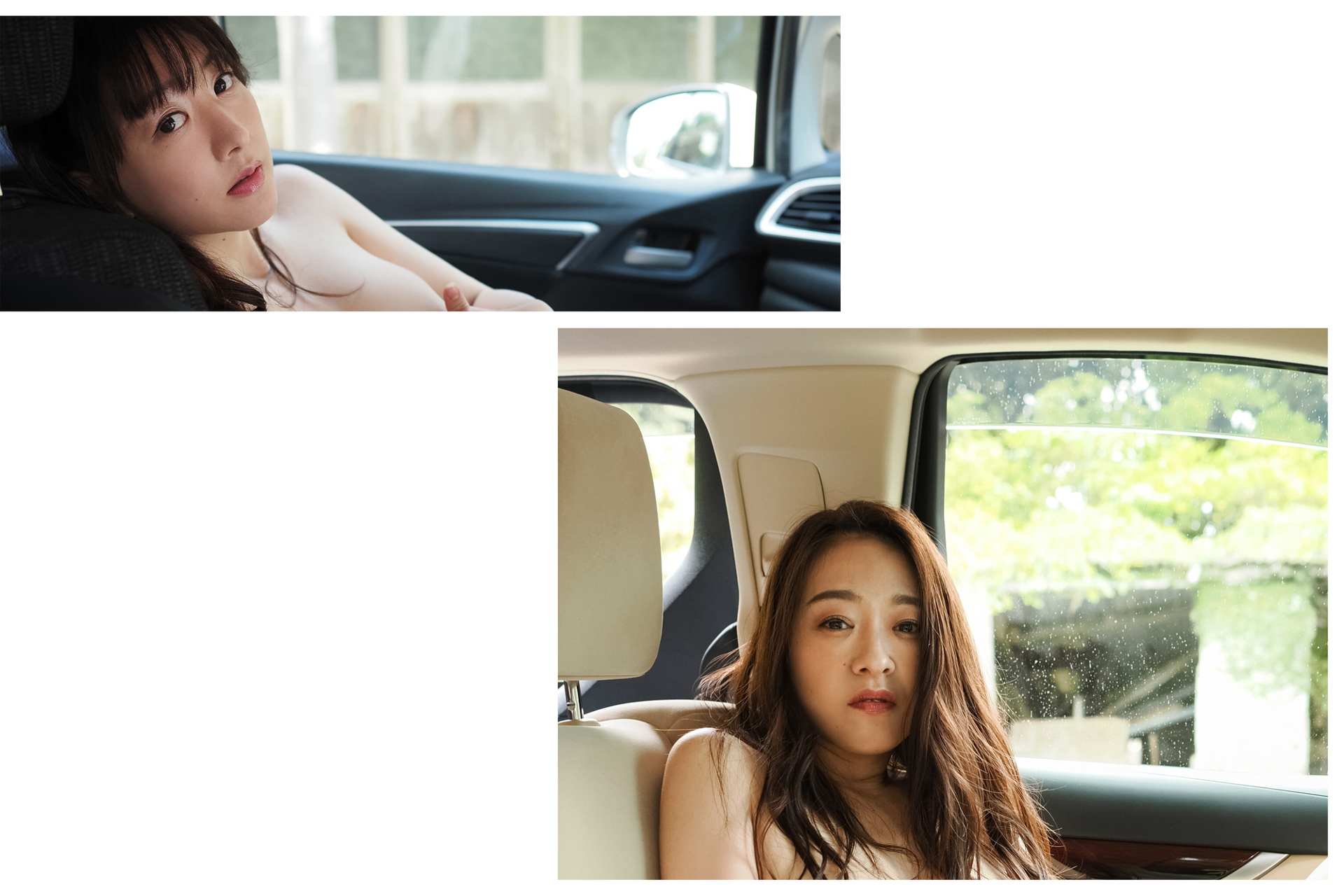 メインカットにはならないけどバリエーションとしては十分に使えるので効率的。モデル：（上）歩りえこ（下）夕樹舞子