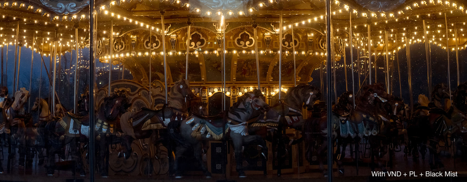 Chroma VND/PL フィルター（Black Mist）あり