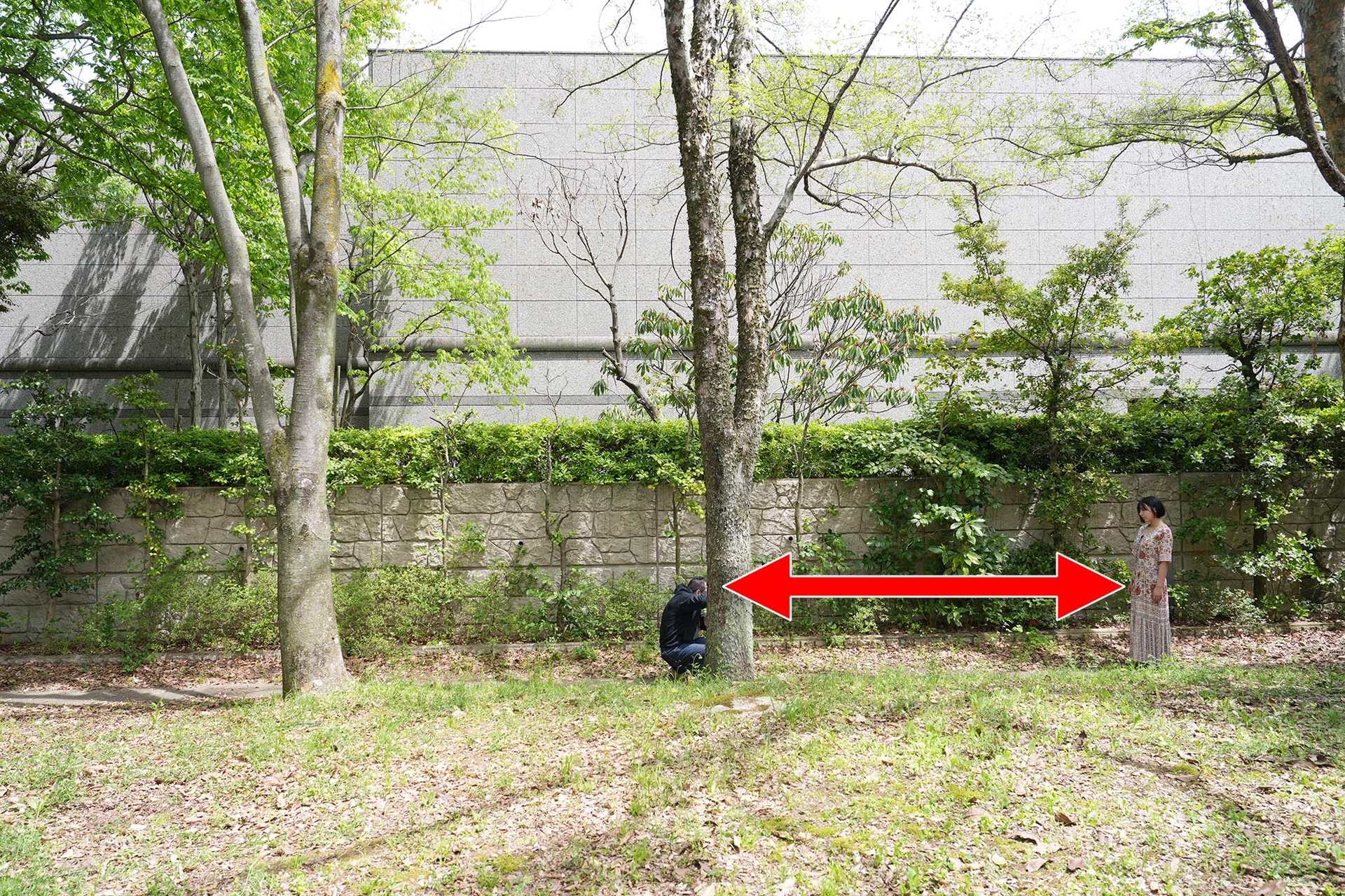 背景の密度は肉眼で見た印象に近く、背景の情報を伝える表現に適している。モデルとのコミュニケーションが撮りやすい撮影距離なので、カメラマンの意図が伝えやすく、スピーディーな撮影が可能だ