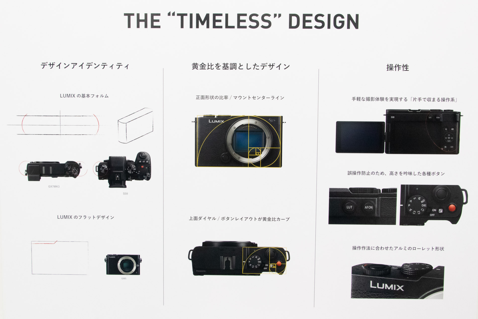 デザインには黄金比を取り入れた