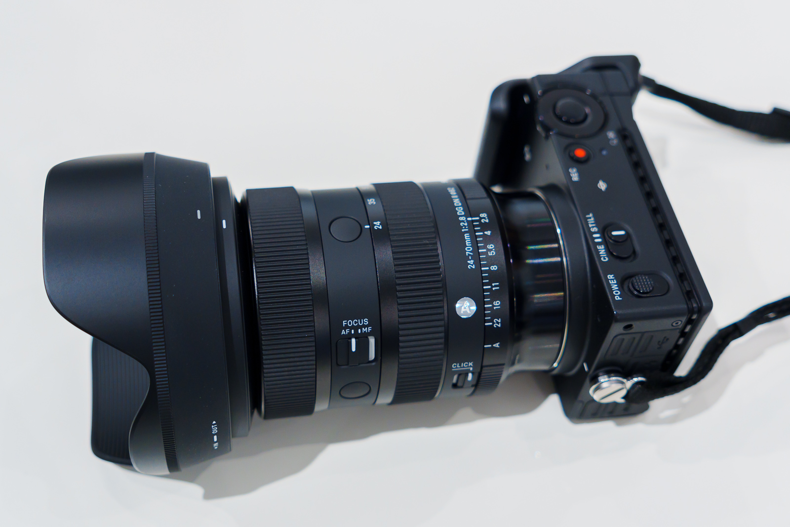 貸し出しサービスでは、最新の「SIGMA 24-70mm F2.8 DG DN II｜Art」も試用可能だった