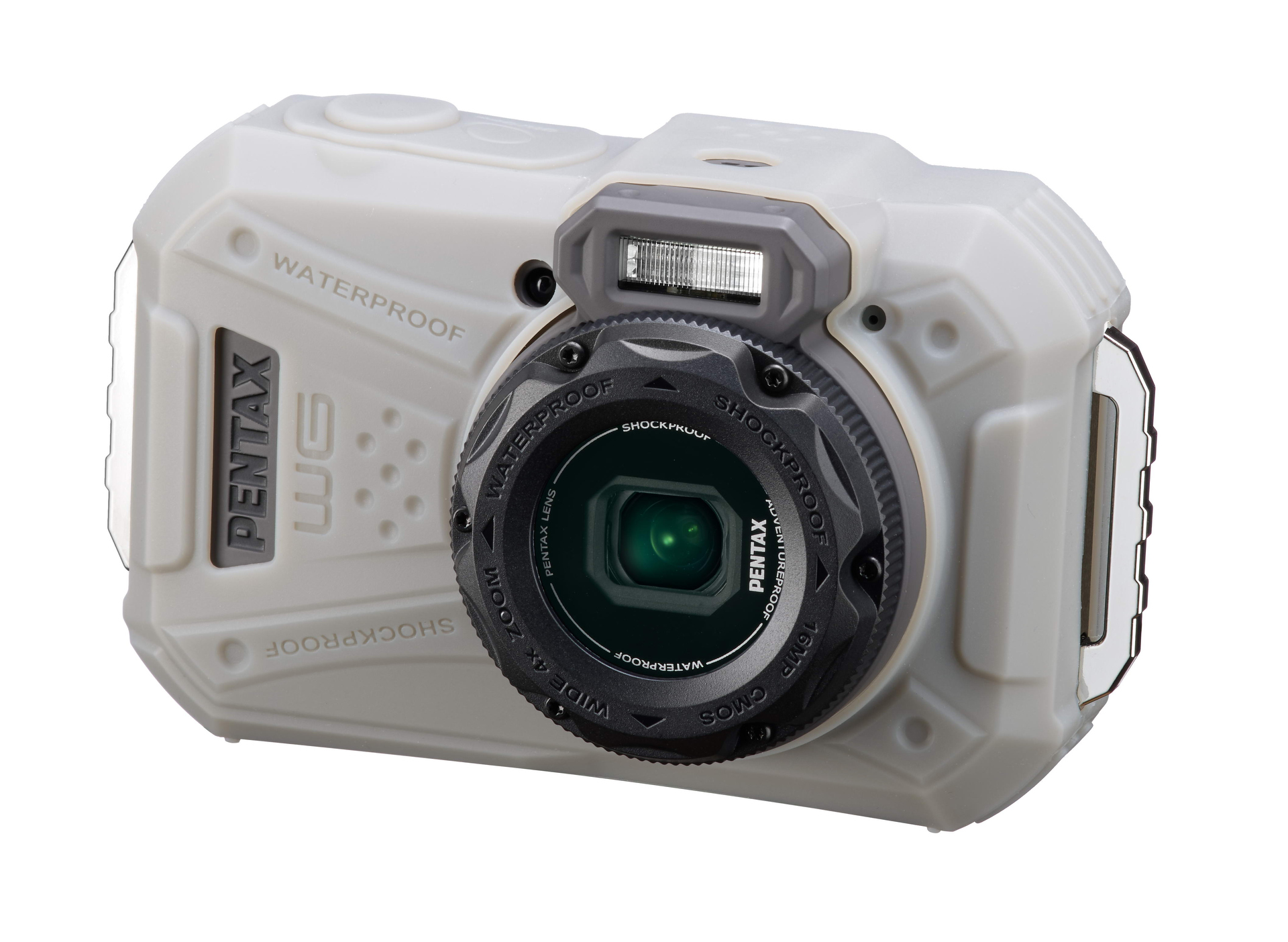 プロテクトジャケットを着けた様子（左からグレー、オリーブ）