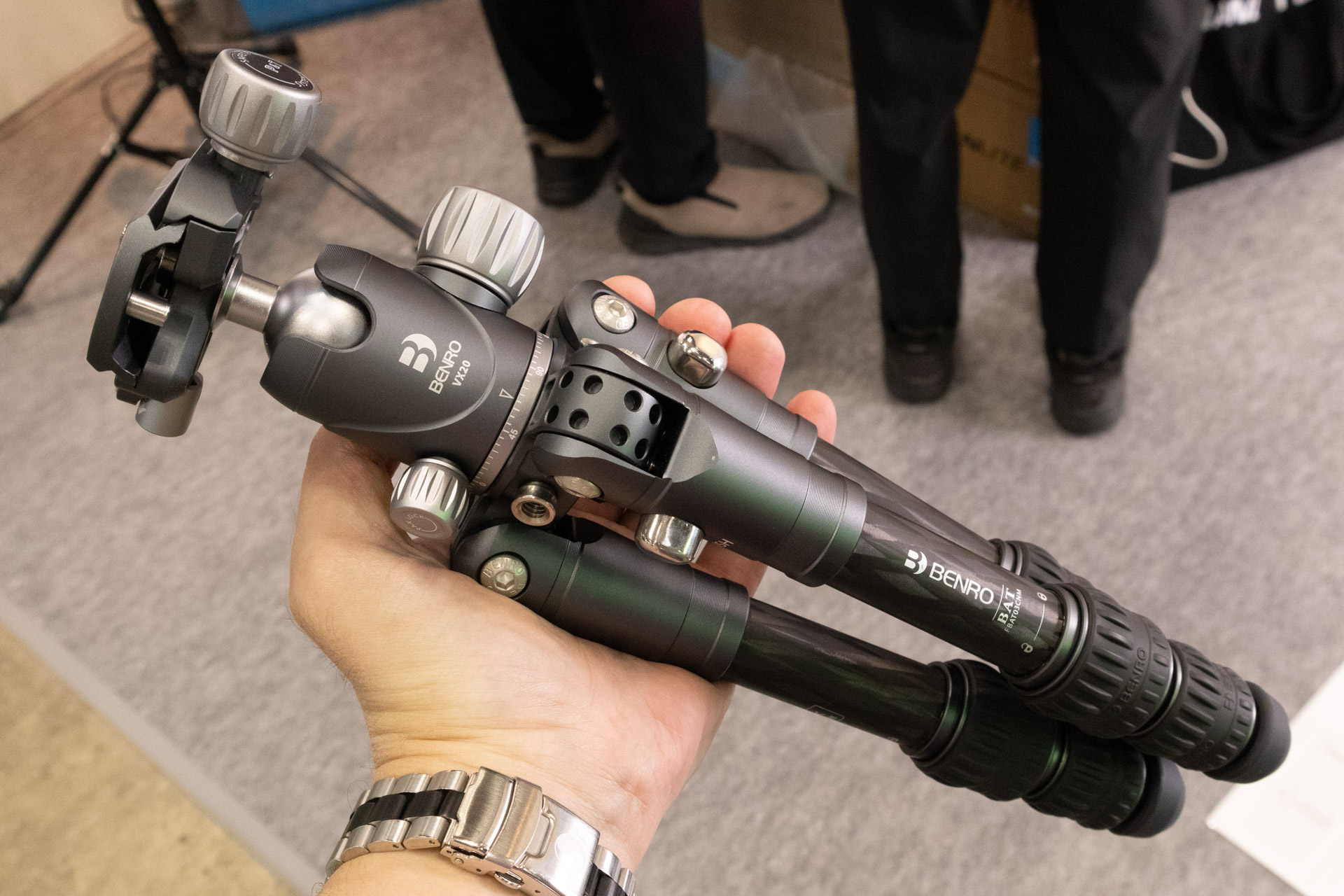 開脚のロック位置が多数ある