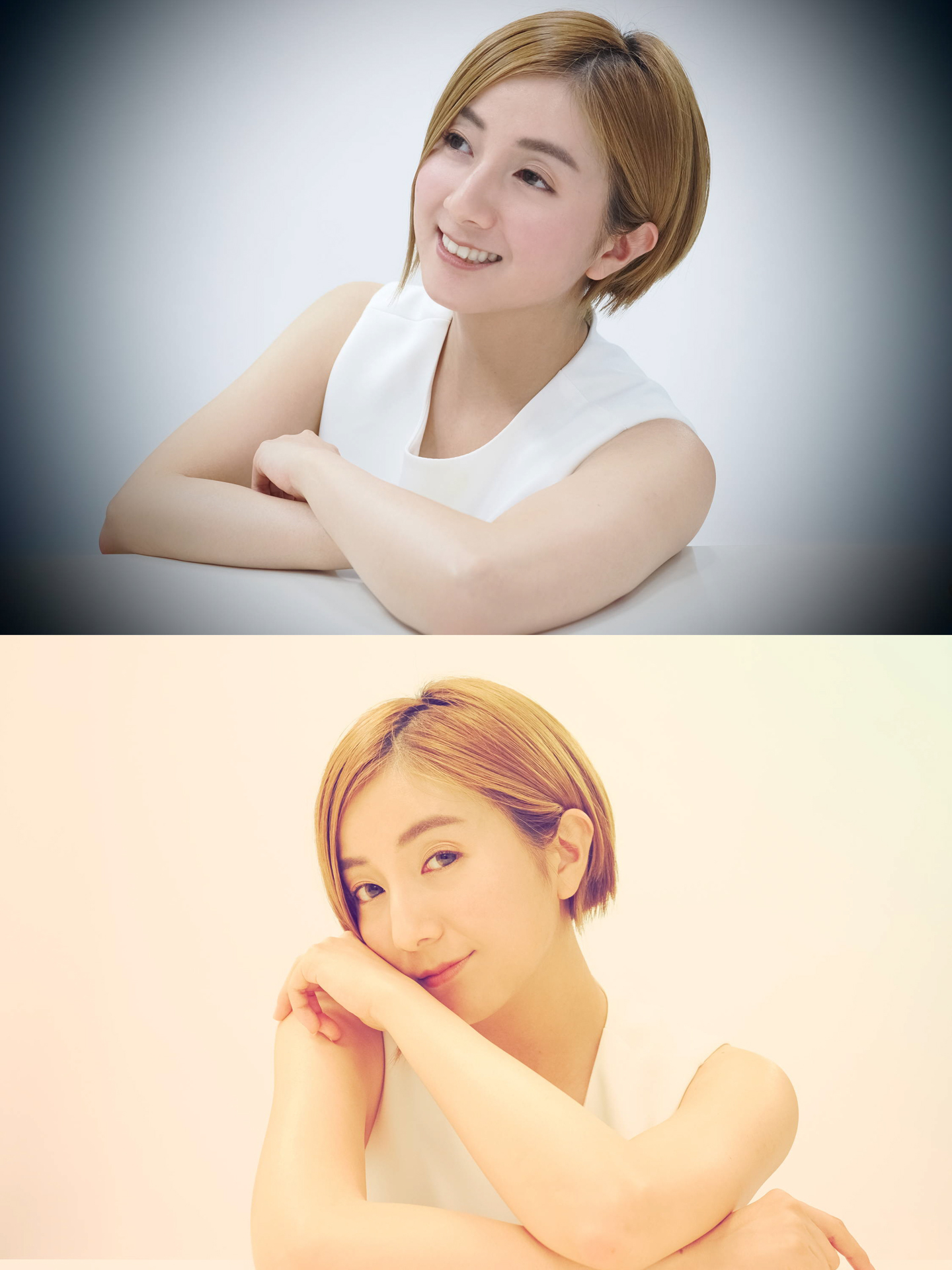 共にOM SYSTEM OM-1 Mark II／M.ZUIKO DIGITAL ED 12-40mm F2.8 PRO II／マニュアル（F2.8、1/125秒、＋2EV）／ISO 1000（上）トイフォトII使用（下）ヴィンテージI使用