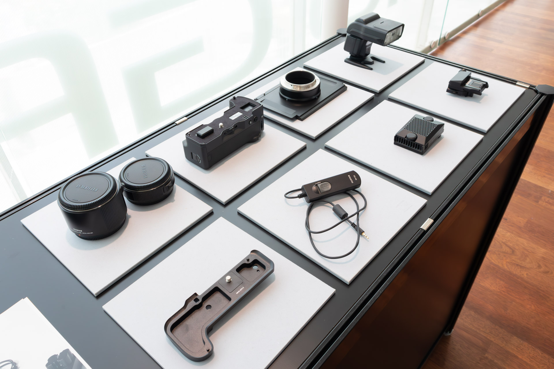 各種アクセサリーも見ることができる