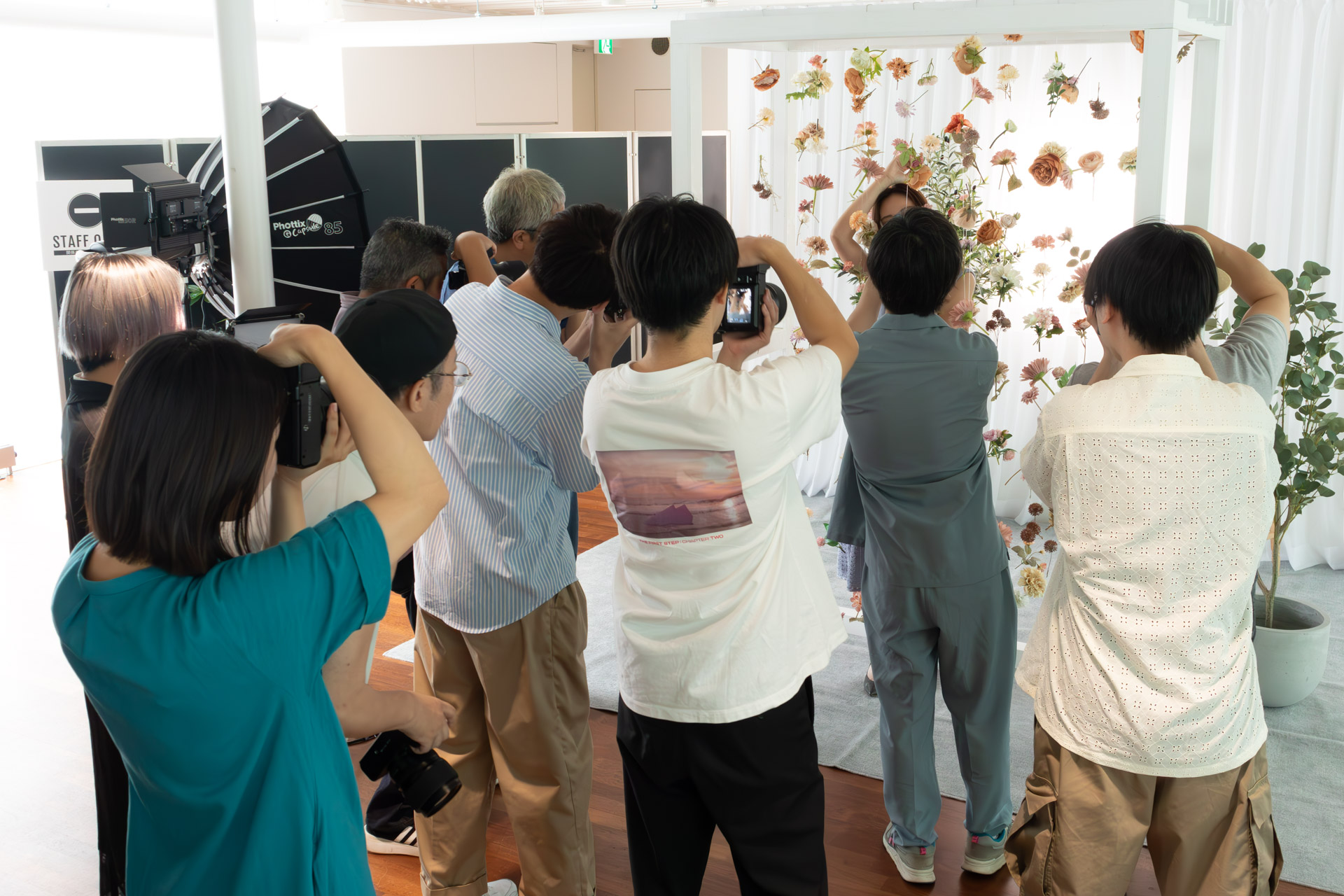 ワークショップも盛況。これはwacamera氏の回