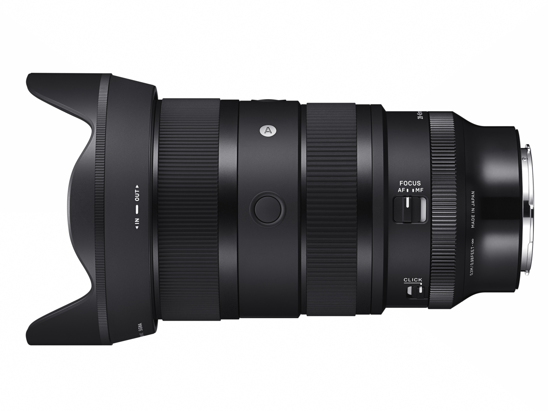 貸出製品の1つ「SIGMA 28-45mm F1.8 DG DN｜Art」