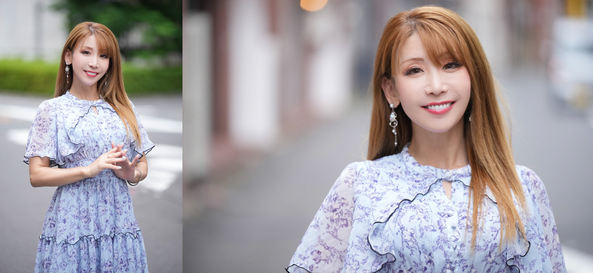 自社スタジオへ戻り、表でも軽く撮影。共にソニー α1／FE 70-200mm F2.8 GM OSS II／絞り優先AE（F2.8、1/320秒、±0.0EV）／ISO 400