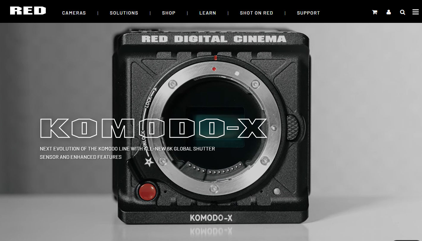 KOMODO-Xの製品情報ページ