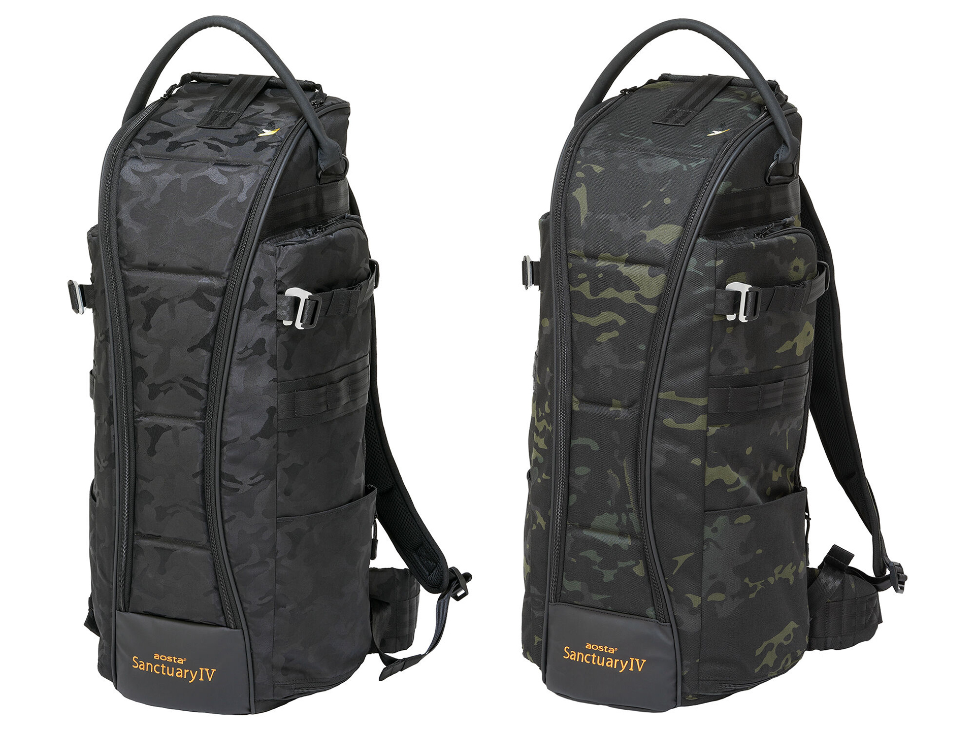 左：ブラックカモフラージュ、右：マルチカモフラージュ