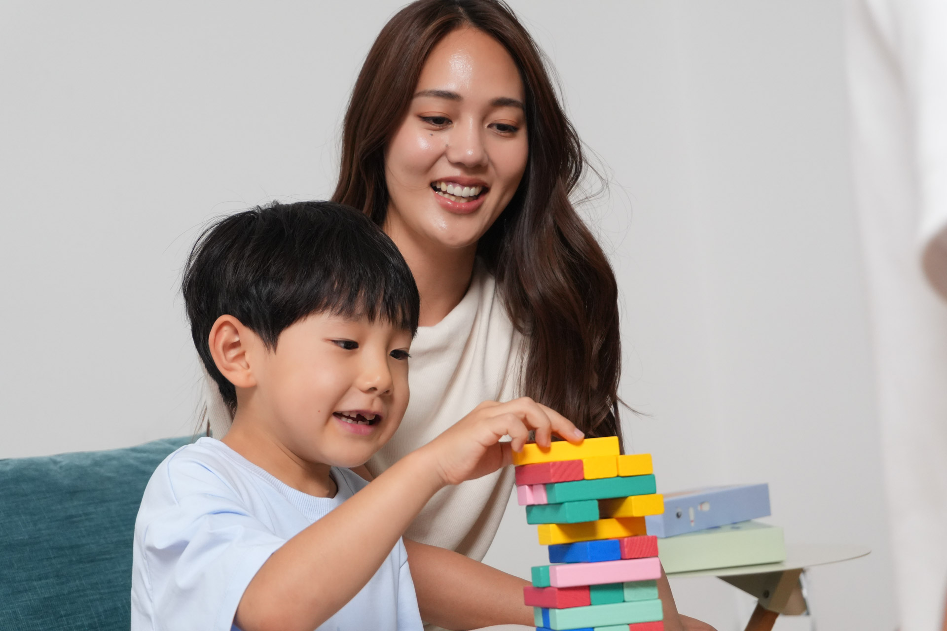 素早く動いている子供にもスッとピントが合った