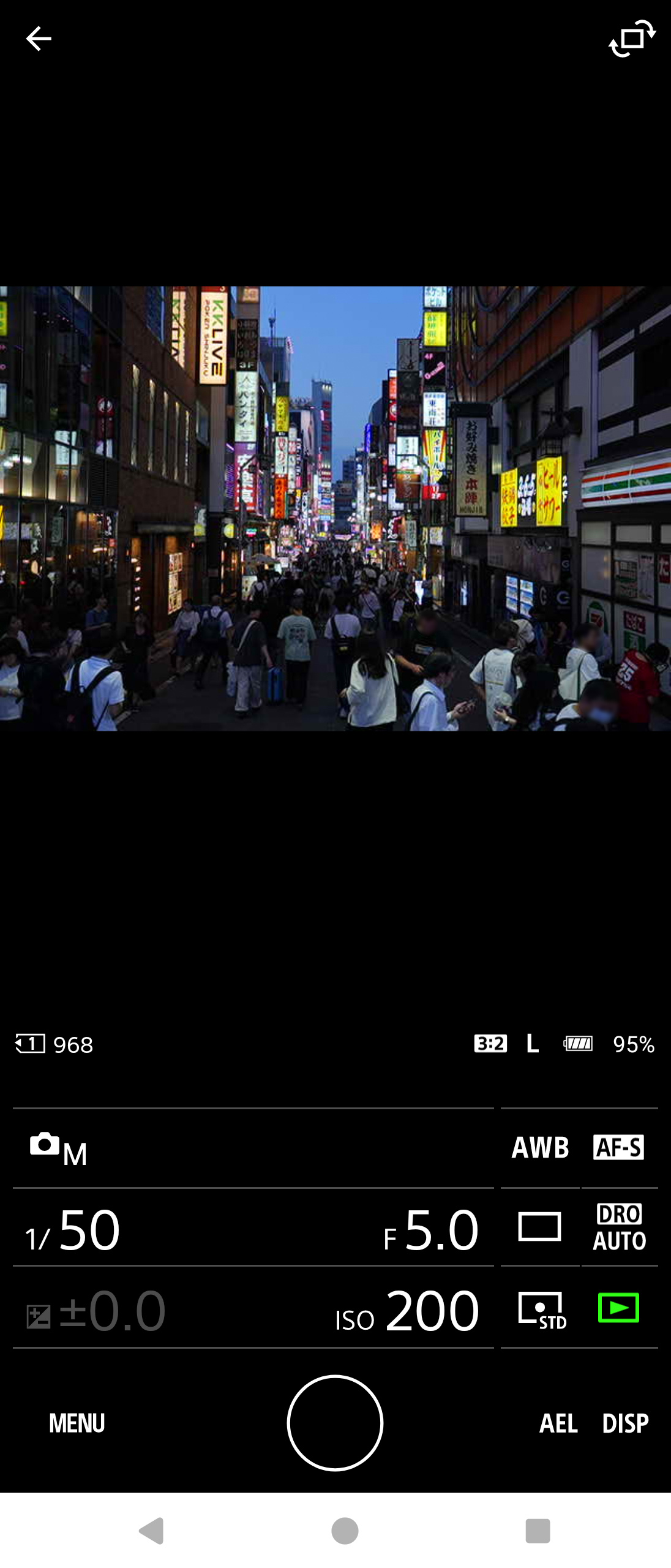 Creators’ Appの「リモート撮影」を活用。カメラの背面モニターと同じ映像がリアルタイムで確認できる
