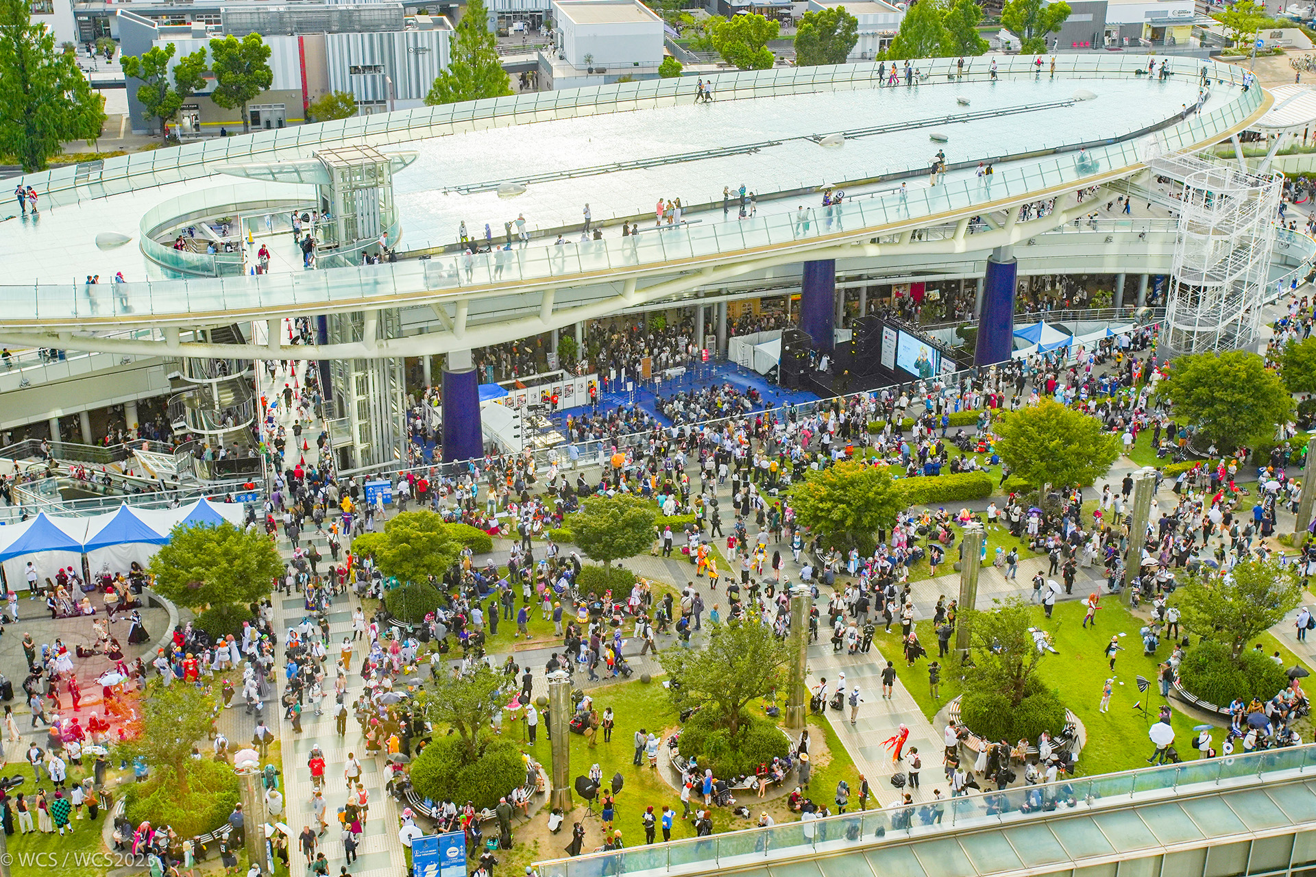 メイン会場のオアシス21