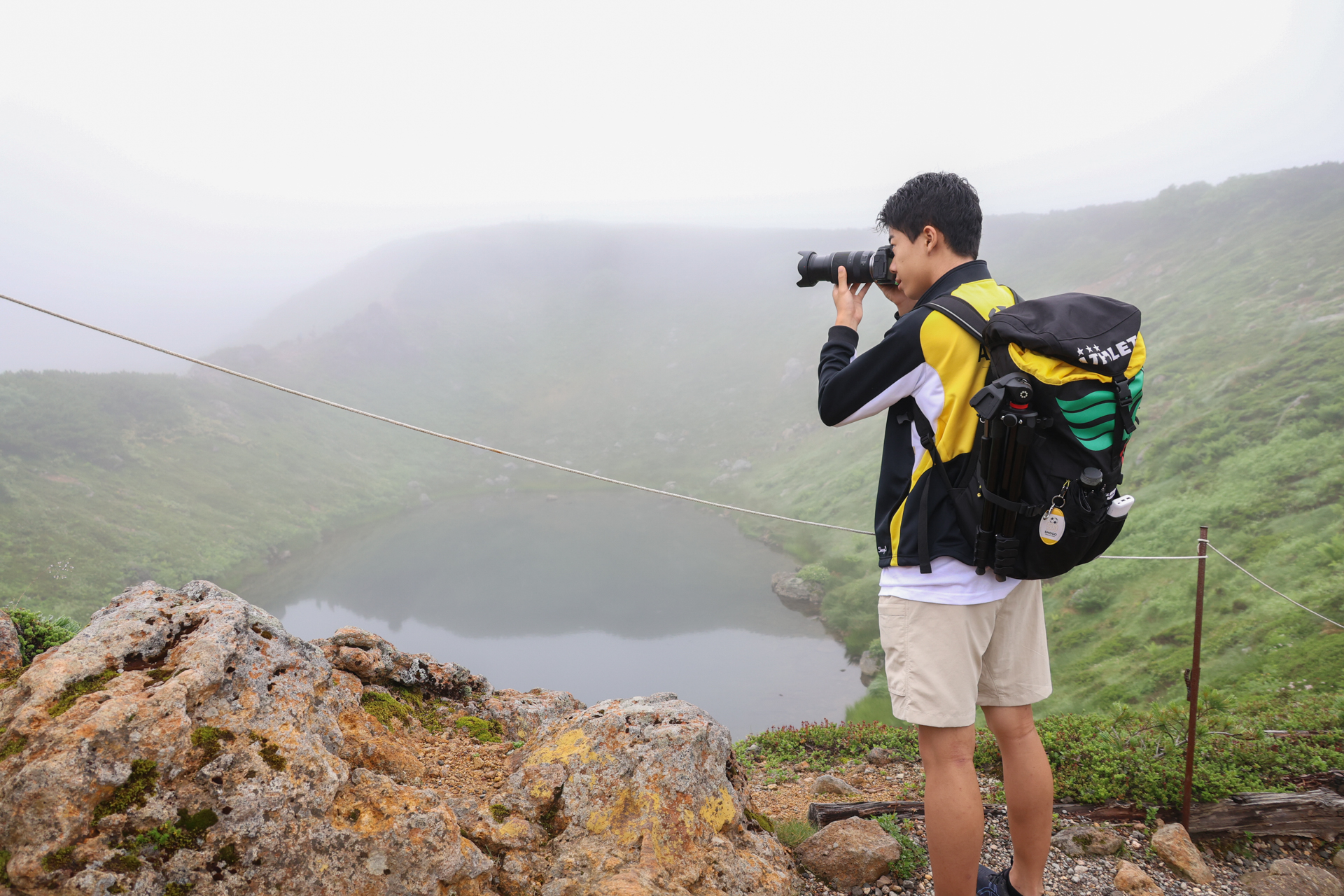 旭岳ハイキングルートにて