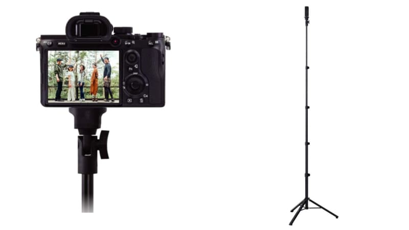 ミラーレスカメラでも使用可能／自撮り棒にもなるエレコムの2Way