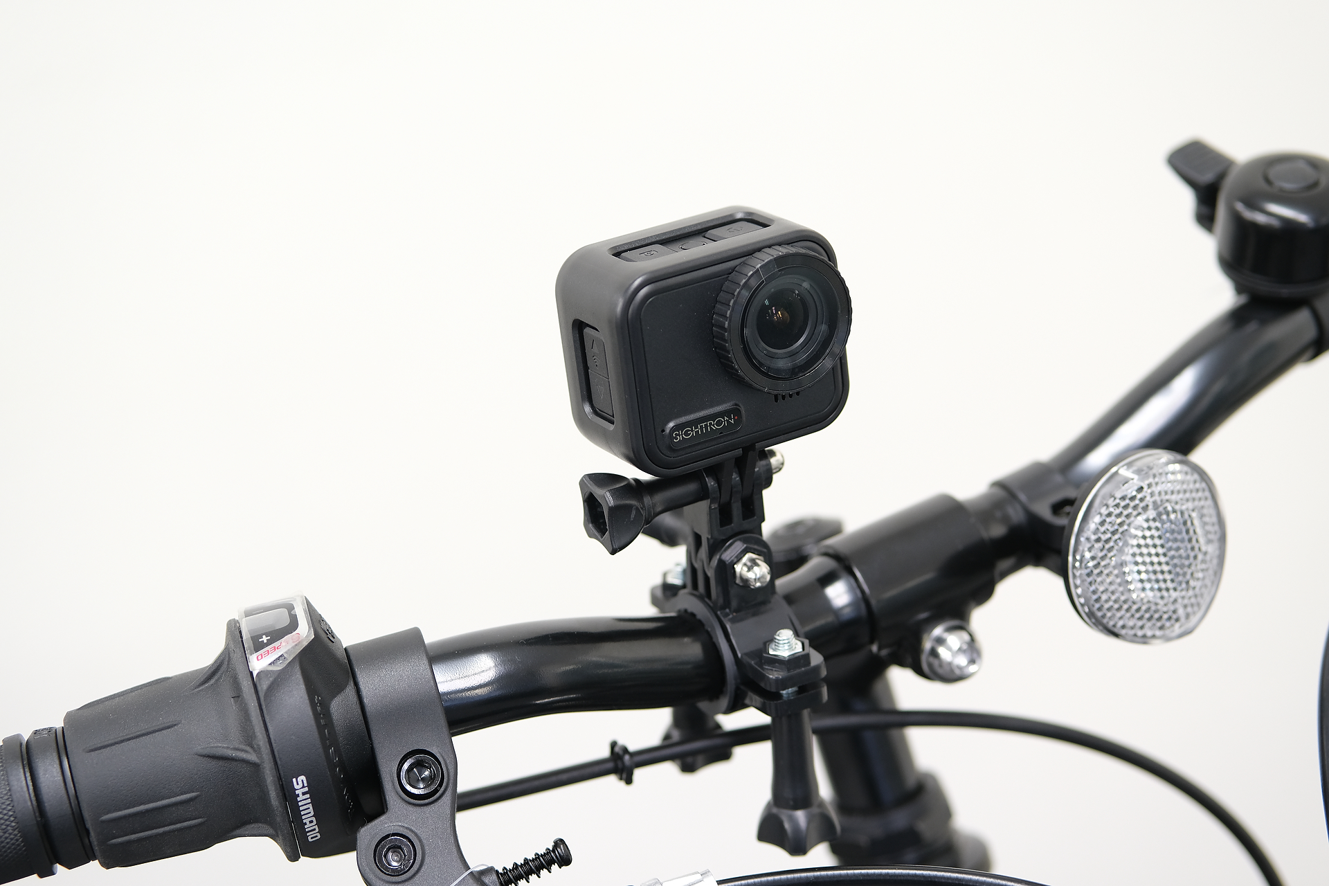 自転車に取り付けたイメージ