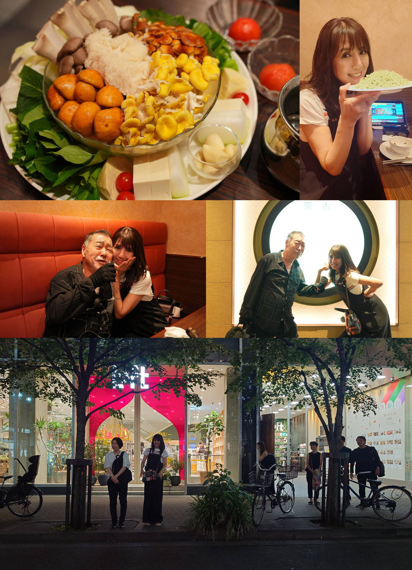 ルイちゃんも隣でたくさん食べてくれて嬉しかった。最後に見送ってくれているみんなを車内からパチリ